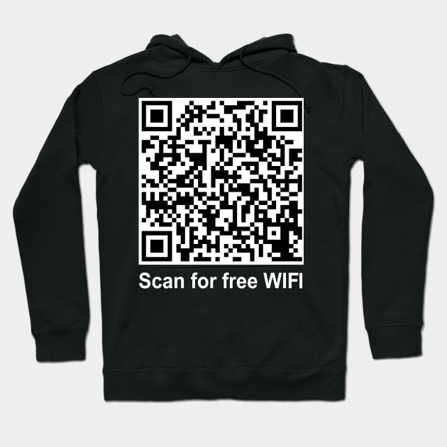 Free WIFI that will never give you up!! Hoodie by HellraiserDesigns